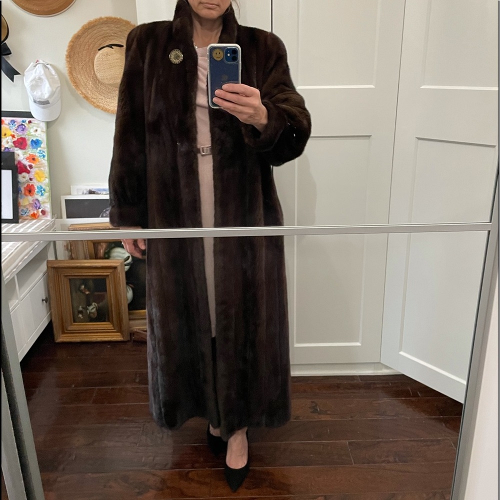 Full length sable Mink coat